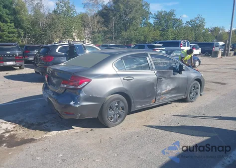 2013 Honda Civic Lx из США, поврежденный, VIN 2HGFB2F52DH565954